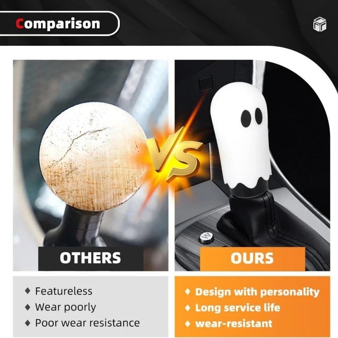 JDM Ghost Manual Gear Shift Knob for Universal Fit (Halloween Theme)