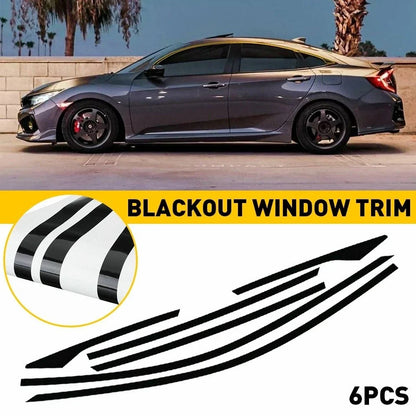 Chrome Delete Blackout Overlay Matte for Honda Civic Sedan (2016–2021)