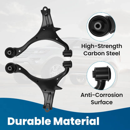 Front Lower Control Arms & Tie Rods Suspension Kit for Honda Civic Coupe (2001–2005)