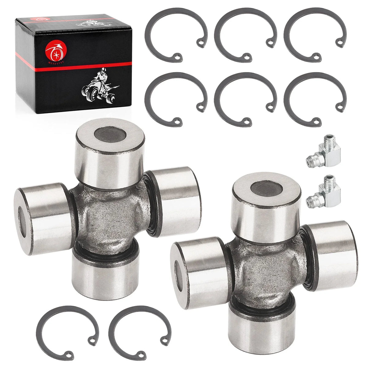 2 x Rear Drive Shaft U-Joint Kit for Can-Am Quest 500/650 (2002–2004)