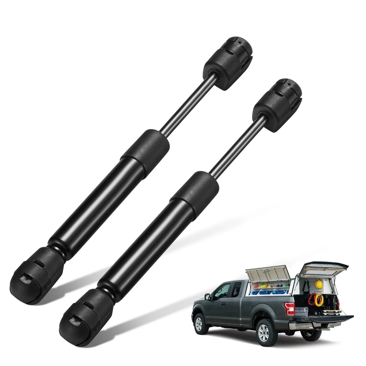 Set of 2 Gas Struts for Truck Cap Window (Leer Topper Camper Shell)
