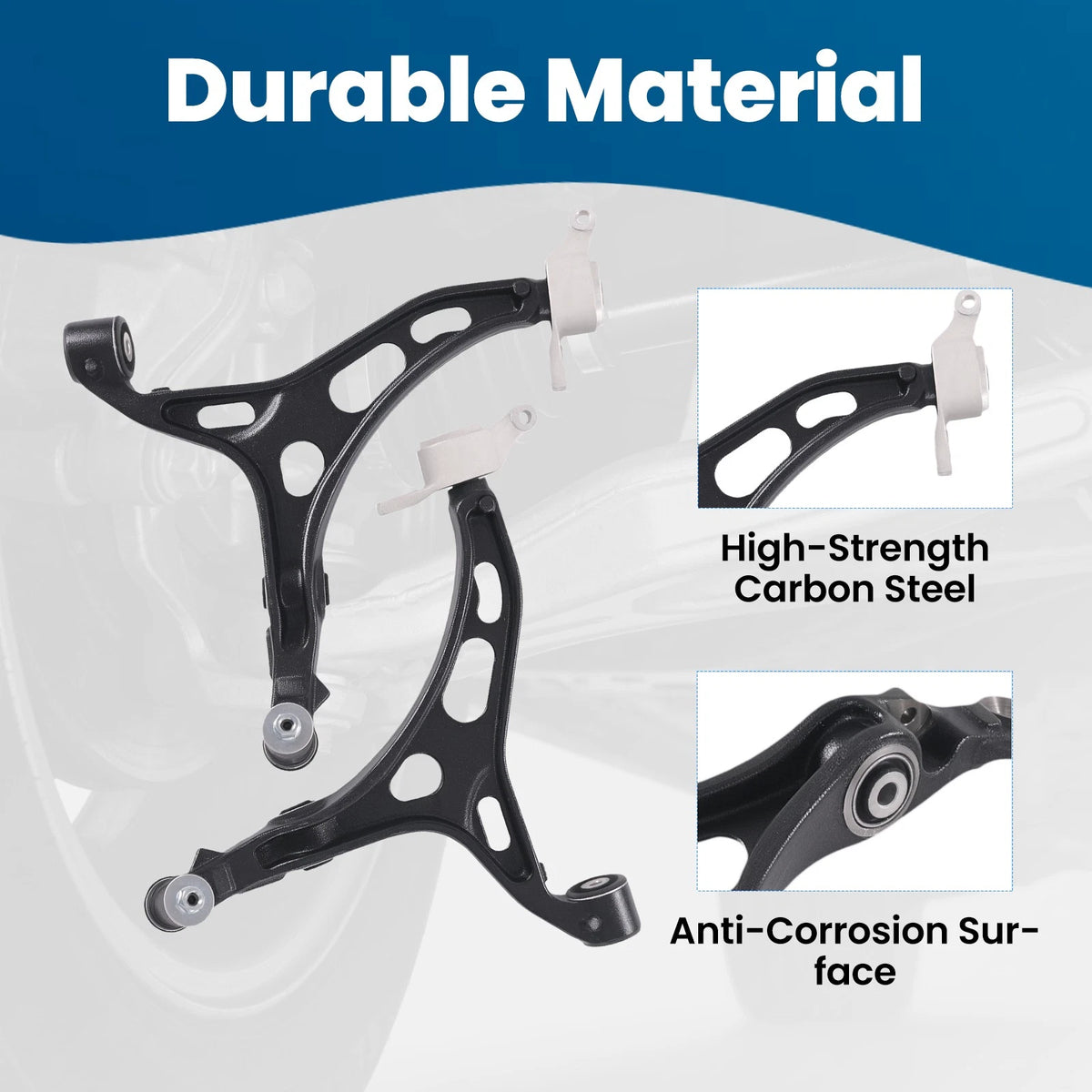 6X Front Lower Control Arms for Dodge Durango, Jeep Grand Cherokee (2011–2015)