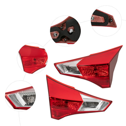 Set of 2 Inner Tail Lights for Toyota RAV4 (2013–2015) 81593-42010, 81581-42050