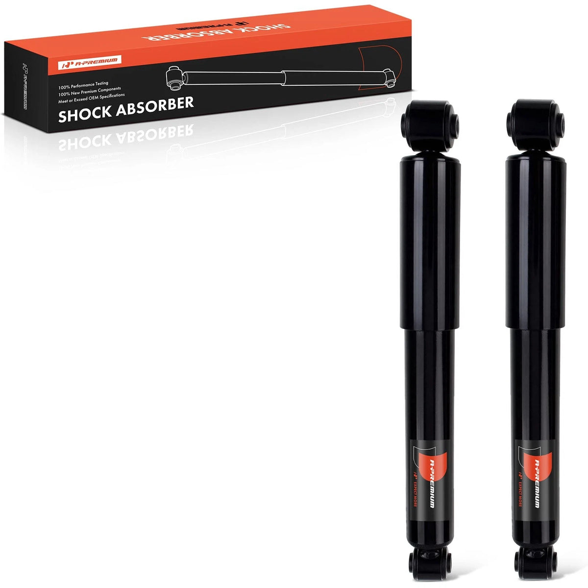 Set of 2 Rear Shock Absorbers for Chevy HHR (2006–2011) 349043