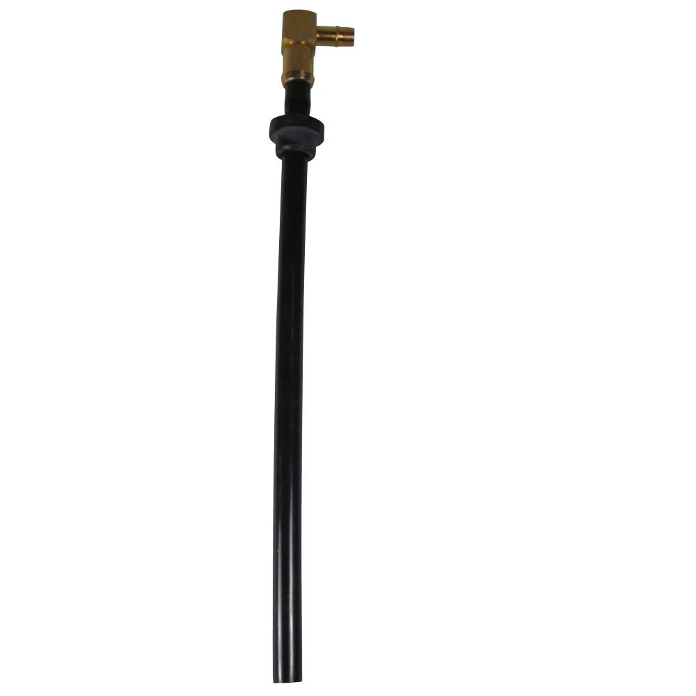 Pickup Tube with Grommet for Tanks PTWG (3/8" Hose Barb)