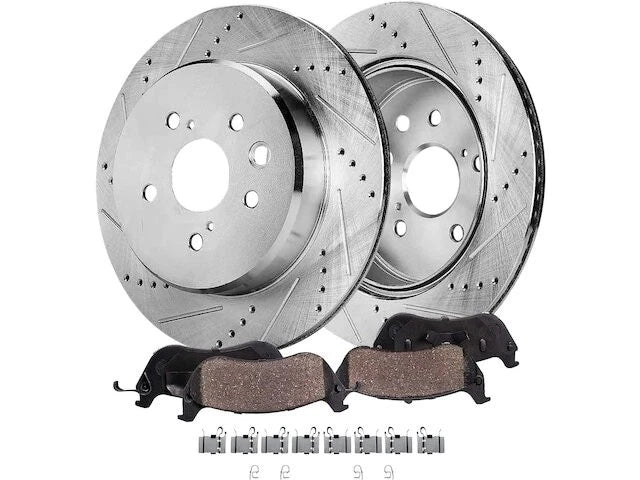 Brake Pad and Rotor Kit for Lexus GS450h (2013–2018) 98998QFYH