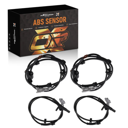 Set of 4 ABS Wheel Speed Sensors for Nissan Rogue X-Trail (2008–2013)