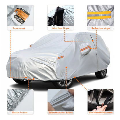 Full SUV Car Cover Waterproof Outdoor UV Protection (L)