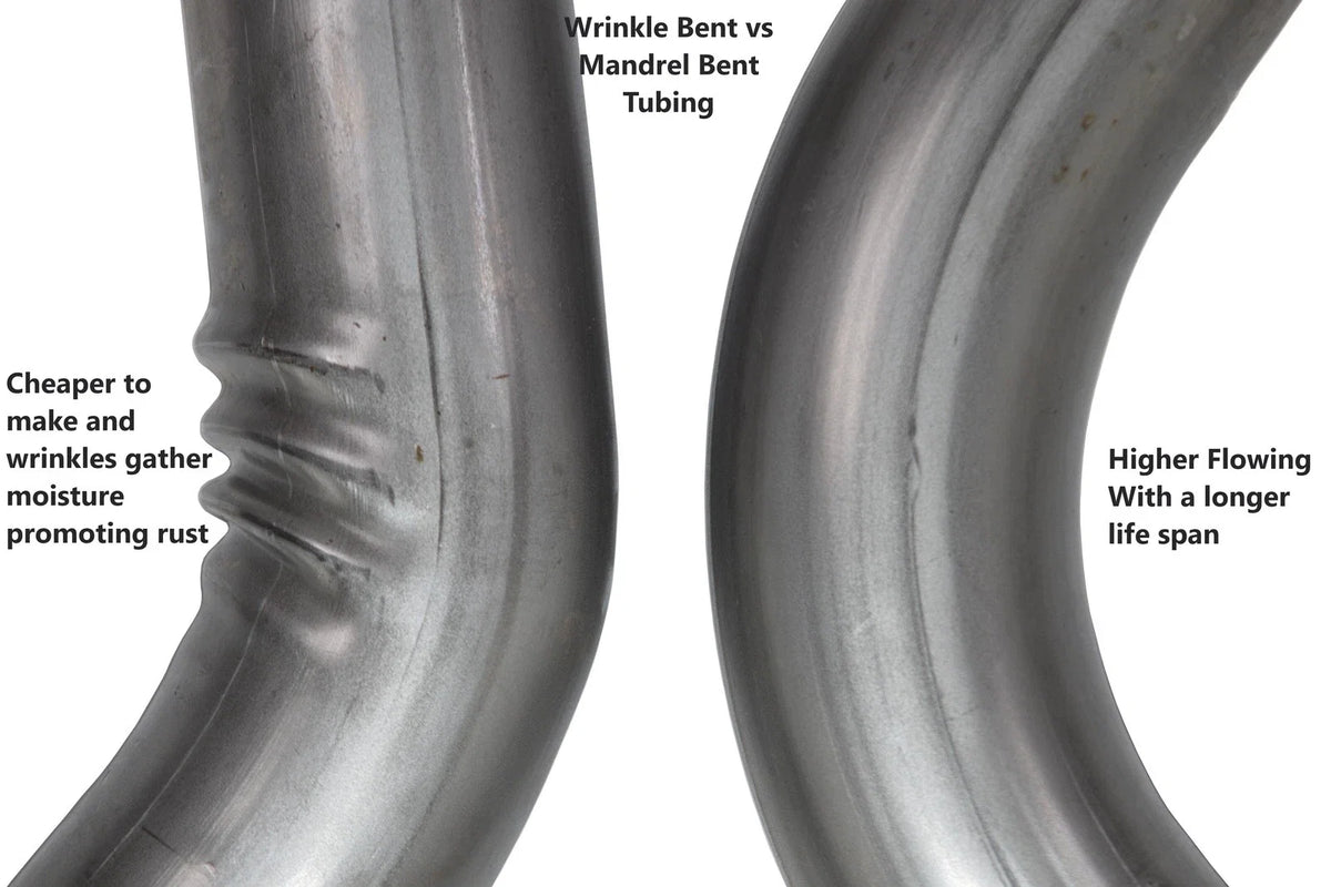 2.5" Aluminized Exhaust Kit for Jeep Wrangler TJ (2001–2006) - Borla Muffler