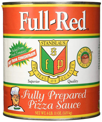 Red Pizza Sauce #10 Can for Restaurant Kitchen