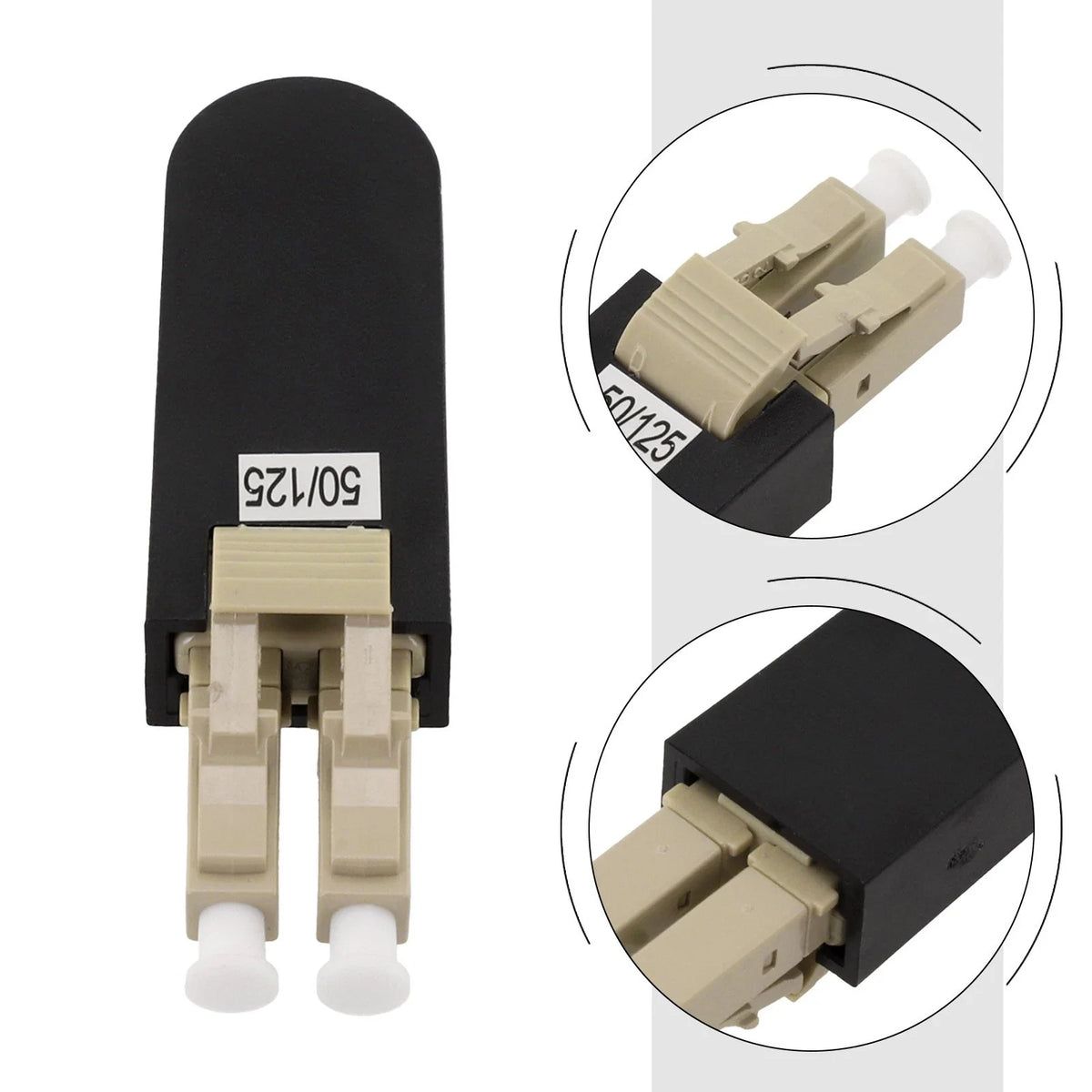 Fiber Optic Loopback Adapter for LC/UPC SMMM (Reliable Interconnection)