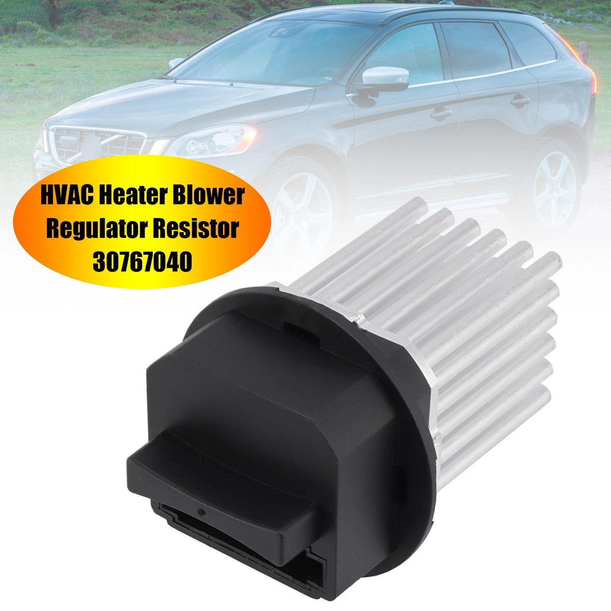 HVAC Heater Blower Regulator Resistor for Volvo XC60 S60 V70 S80 XC70 (2008–2017)