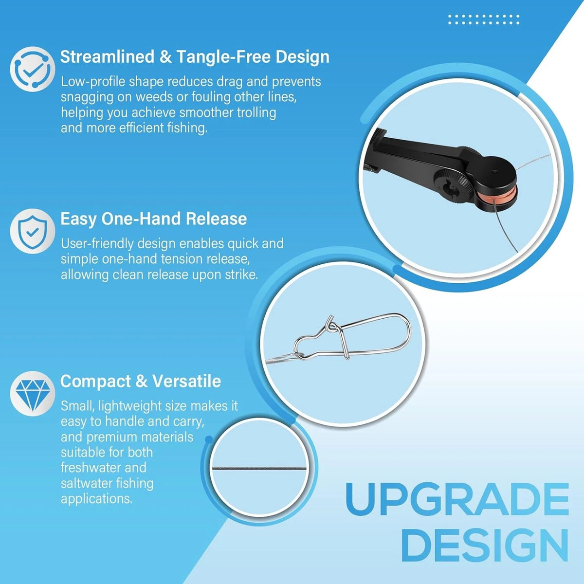 2X Adjustable Universal Line Release for Cannon Downrigger (Universal)