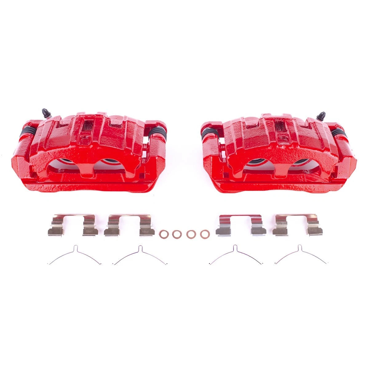 2X Powerstop Brake Calipers S3826A for Honda Pilot Ridgeline MDX (2014–2021)