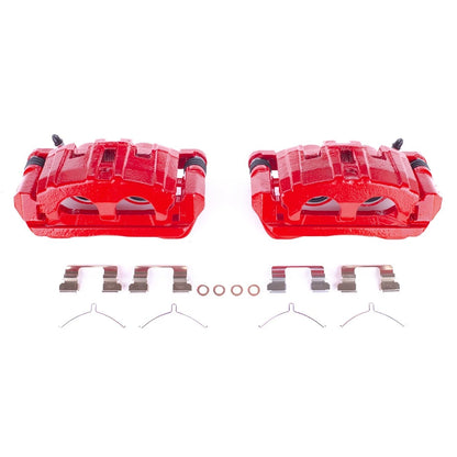 2X Powerstop Brake Calipers S3826A for Honda Pilot Ridgeline MDX (2014–2021)