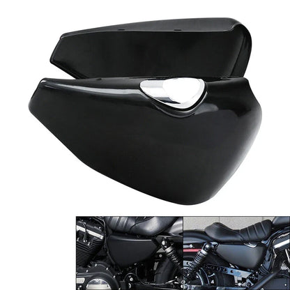 Black Battery Covers for Harley Sportster XL 883 XL1200 (2014–2021)