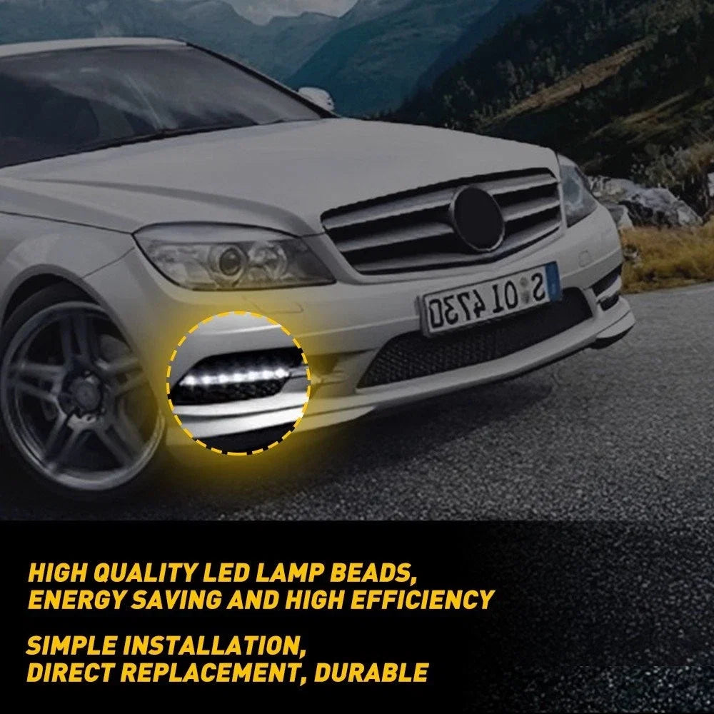 Right Side Daytime Running Lamp Fog Light for Mercedes Benz W204 W212 (2007–2016)