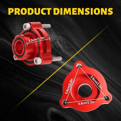 Turbo Blow Off Valve Adapter for Cadillac CT4 (2019–2023) - Aluminum Red V