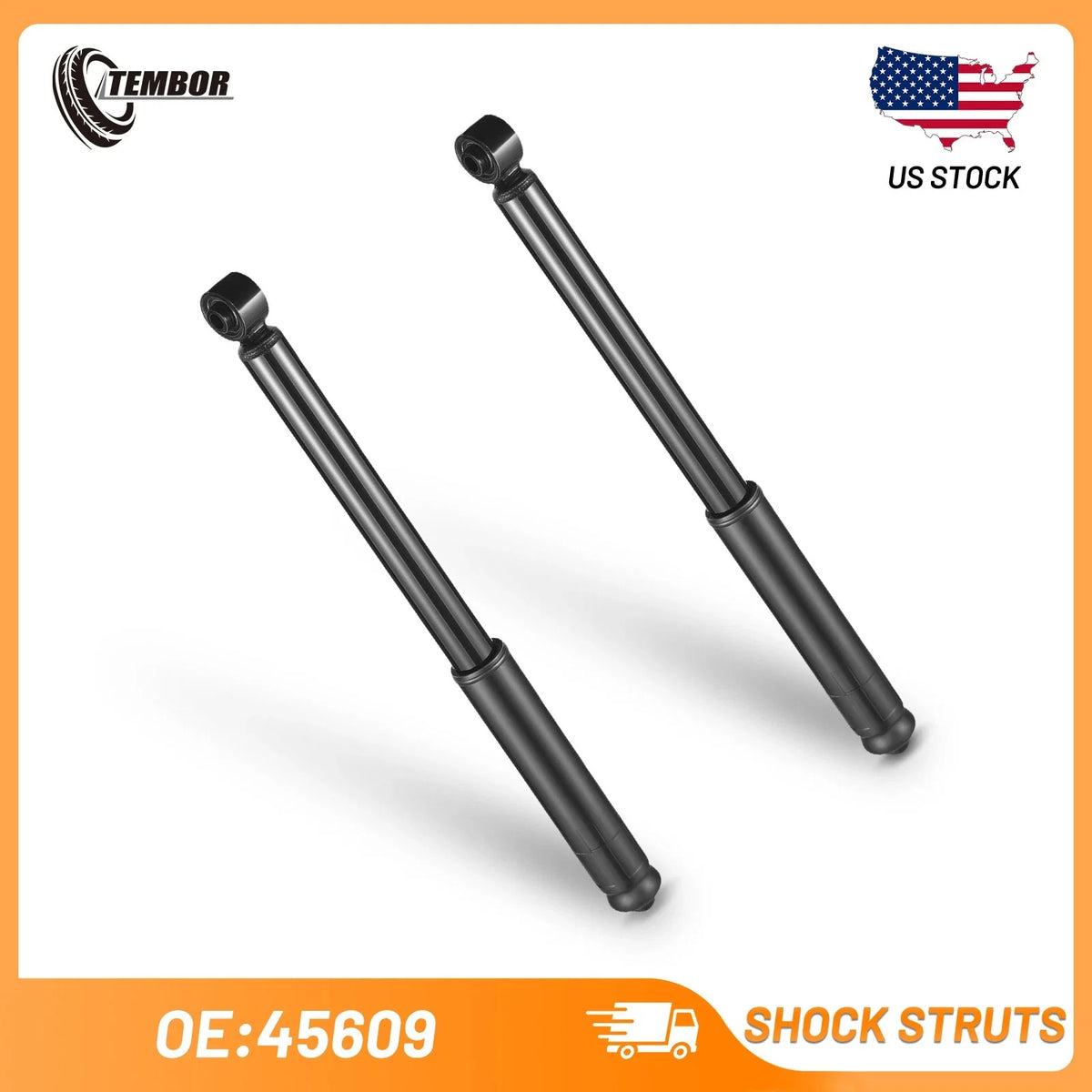 Rear Left Right Shocks Struts for Honda Civic Acura CSX (2006–2011)