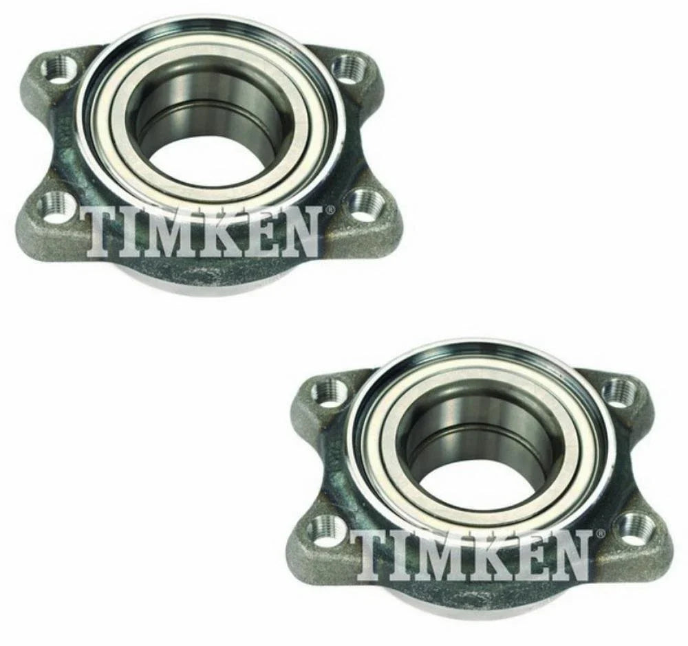 Set of 2 Front Wheel Bearing and Hub Assemblies for Audi A6 (2009–2011)