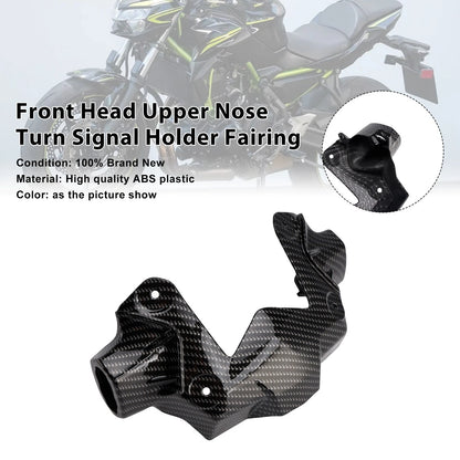 Front Head Upper Nose Turn Signal Holder for Kawasaki Z900 (2020–2024) M549-A644-CBN
