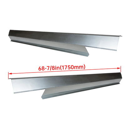 Set of 2 Slip-on Door Rocker Panels for Ford Focus 4 Door (2008–2011)