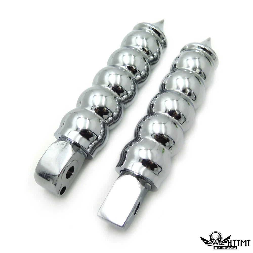 Chrome Calabash Footpegs for Suzuki Intruder 1400/Boulevard S83 (1995–2008)
