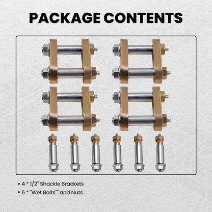 Leaf Spring Shackle Set for Universal (2012–2016)