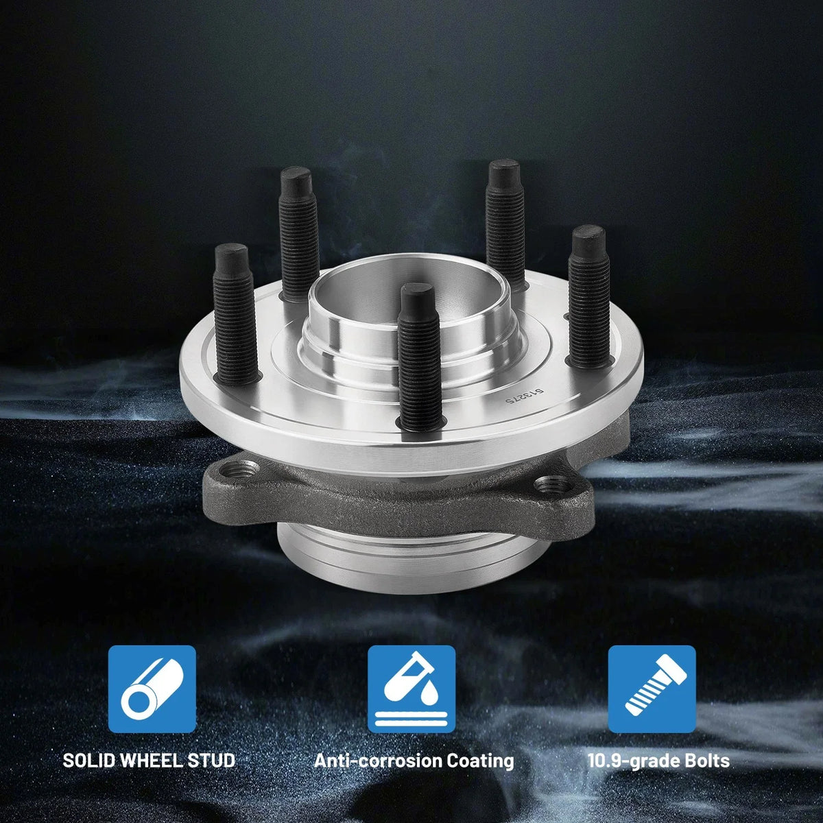 Pair Front Wheel Hub Bearings for 2010-2019 Ford Taurus Flex Lincoln MKS MKT