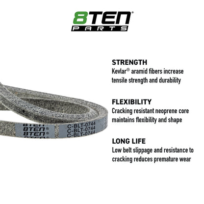8TEN Kevlar Belt for Cub Cadet 1027 (754-0147, 954-0147, 954-0221)