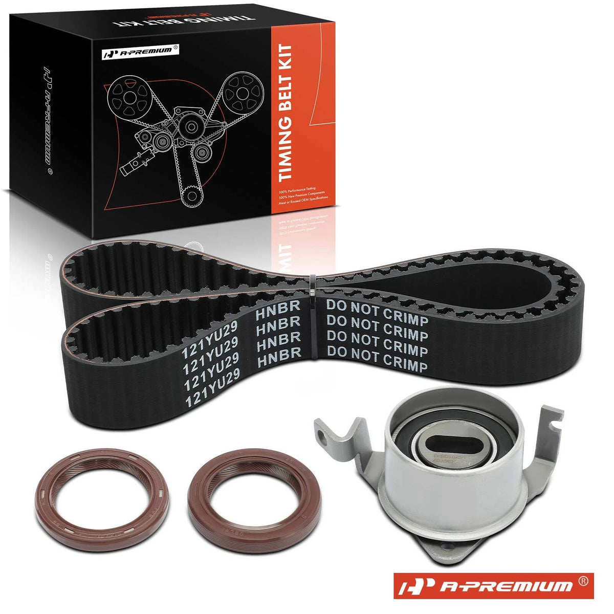 4X Timing Belt Kit for Mitsubishi Mirage (1993–1996) - 2522010, TCK201