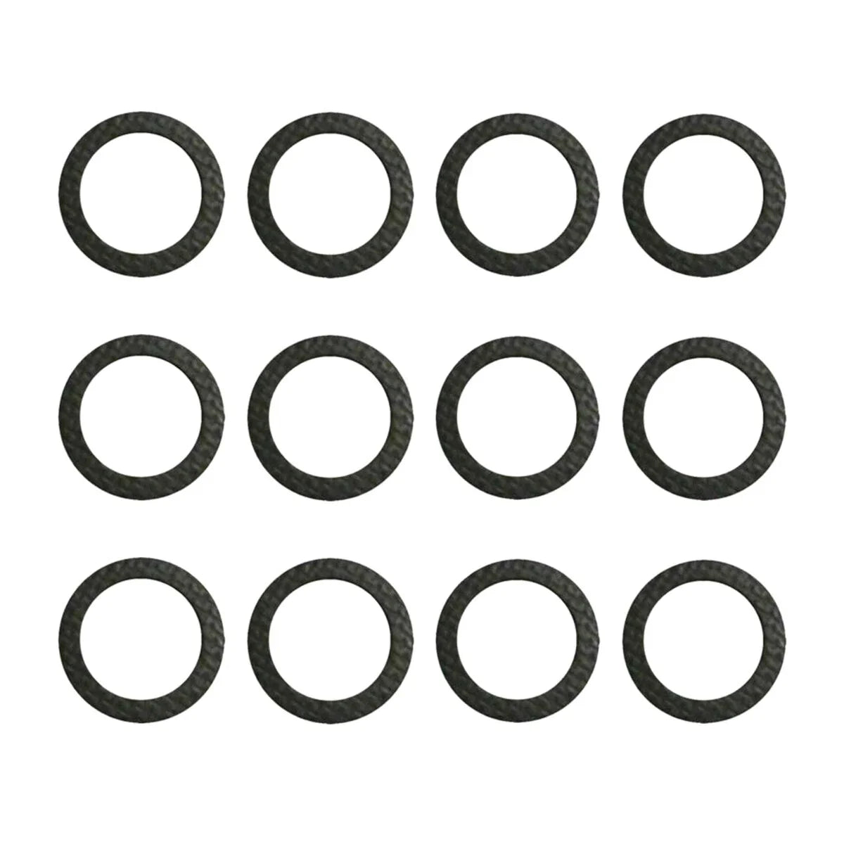 12 Pack Drain Plug Screw Seal Gasket Kit for Mercruiser (12-19183, 12-19183Q02)