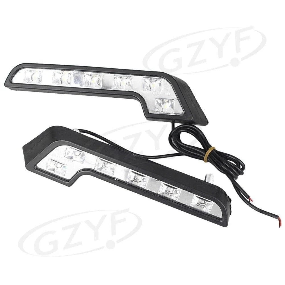 2X 6-LED Daytime Running Lights for Euro Style 7-Tube