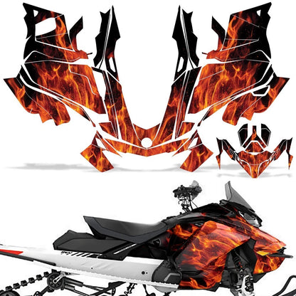 Graphic Stickers Decals for Ski Doo MXZ Renegade Summit 850 (2017–2021)