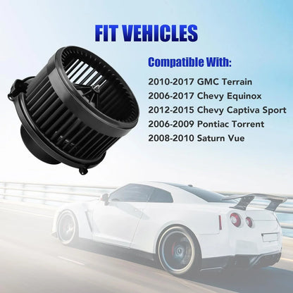 A/C Heater Blower Motor for Chevy Equinox GMC Terrain Saturn Vue (2008–2017)