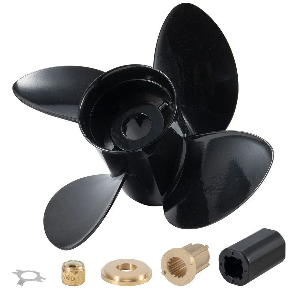 14 x 19 Boat Propeller for Mercury 135-300HP (4 Blades, 15 Tooth, 48-8M008449)