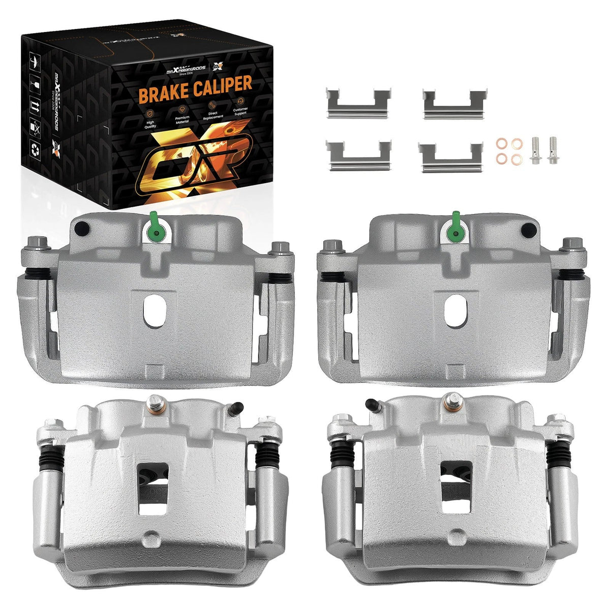 4X Brake Caliper Set for Chevrolet Express 2500 V6 V8 (2003–2020)