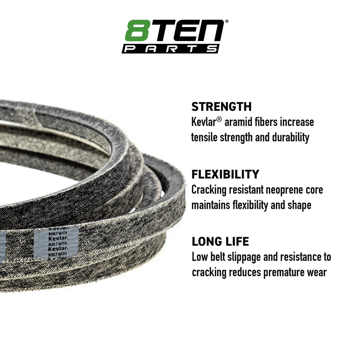 8TEN Kevlar Belt for Hustler Super Z 72 LC HD XR-7 (784207)