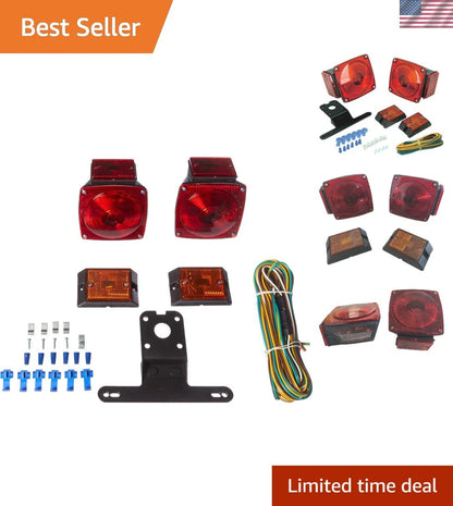 12V Incandescent Trailer Light Kit for Trailer (No Specific Years)
