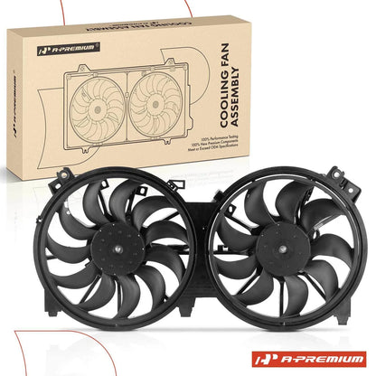 Dual Cooling Fan Assembly with Shroud for Nissan Altima Maxima (2007–2018)