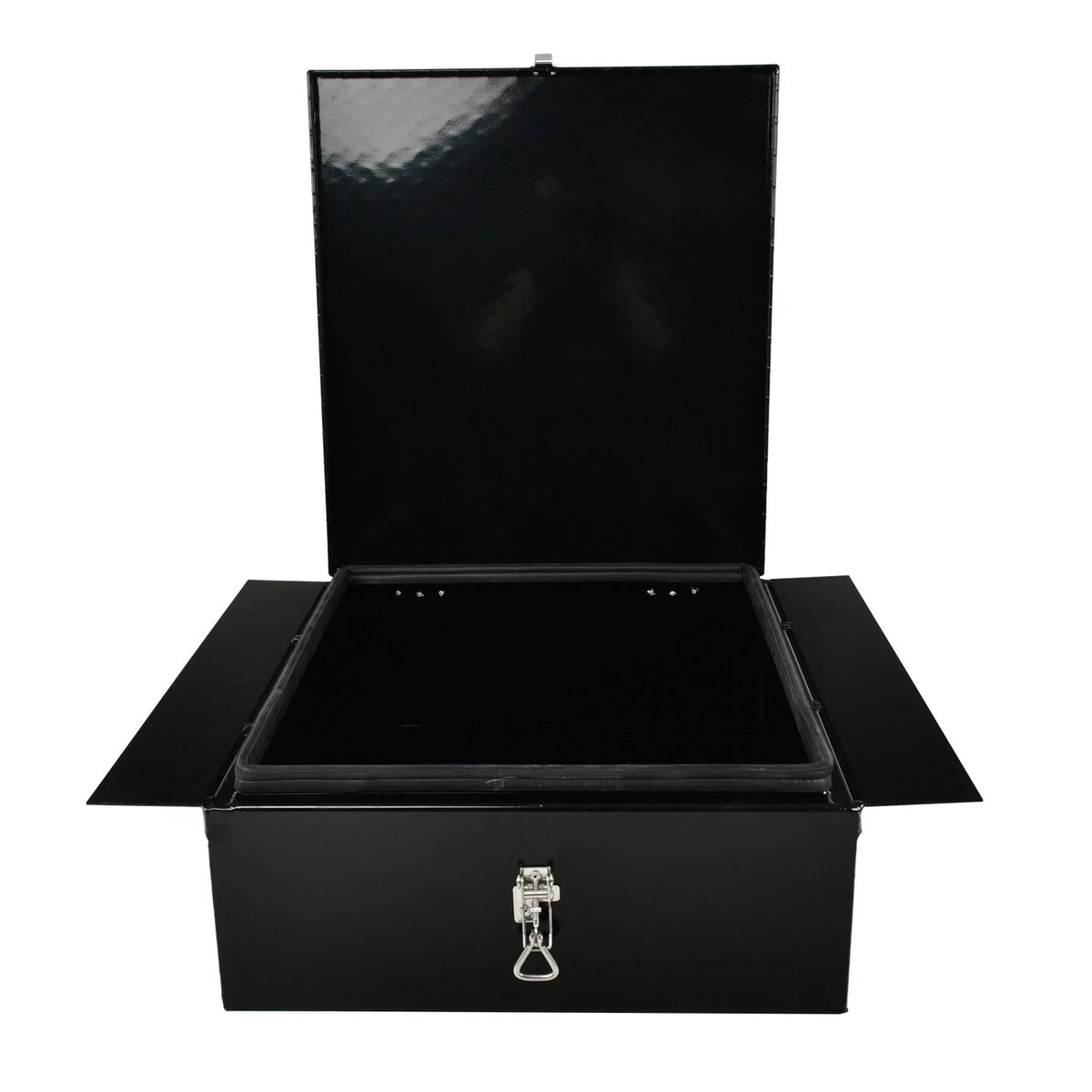 Diamond Tread Aluminum In-Frame Tool Box for Trucks (22"x24"x9")