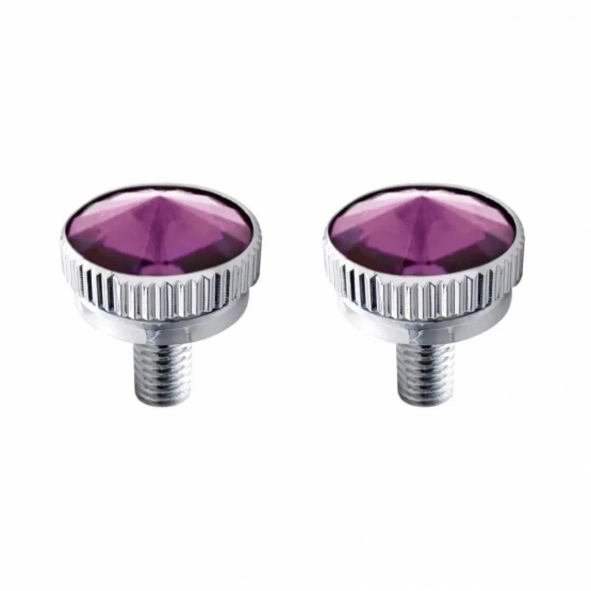 Set of 2 Chrome CB Radio Mounting Bolts 5mm for Universal Use (UP#21762)