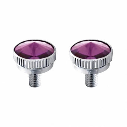 Set of 2 Chrome CB Radio Mounting Bolts 5mm for Universal Use (UP#21762)