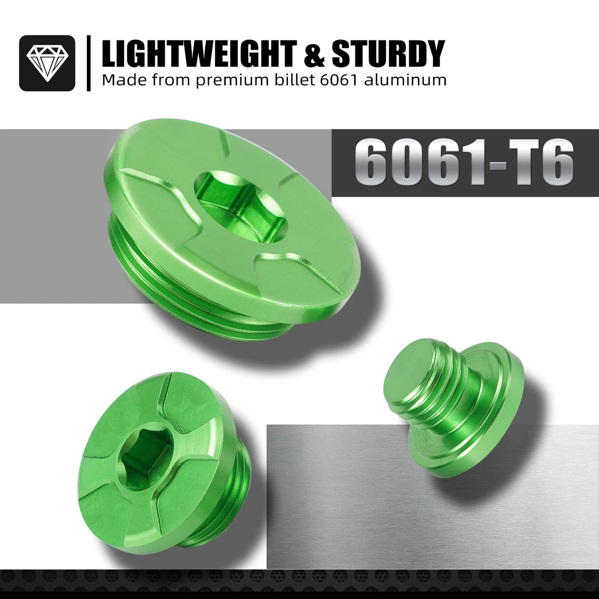 Engine Oil Filter Plugs Bolt for Kawasaki KX450F KX250 KX450 (2011–2020)