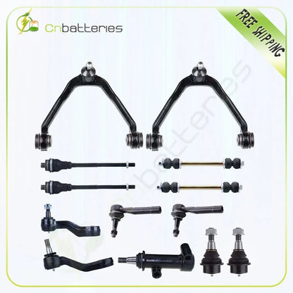 Set of 13 Front Suspension Sway Bar & Tie Rod Kit for Cadillac Escalade (2002–2006)