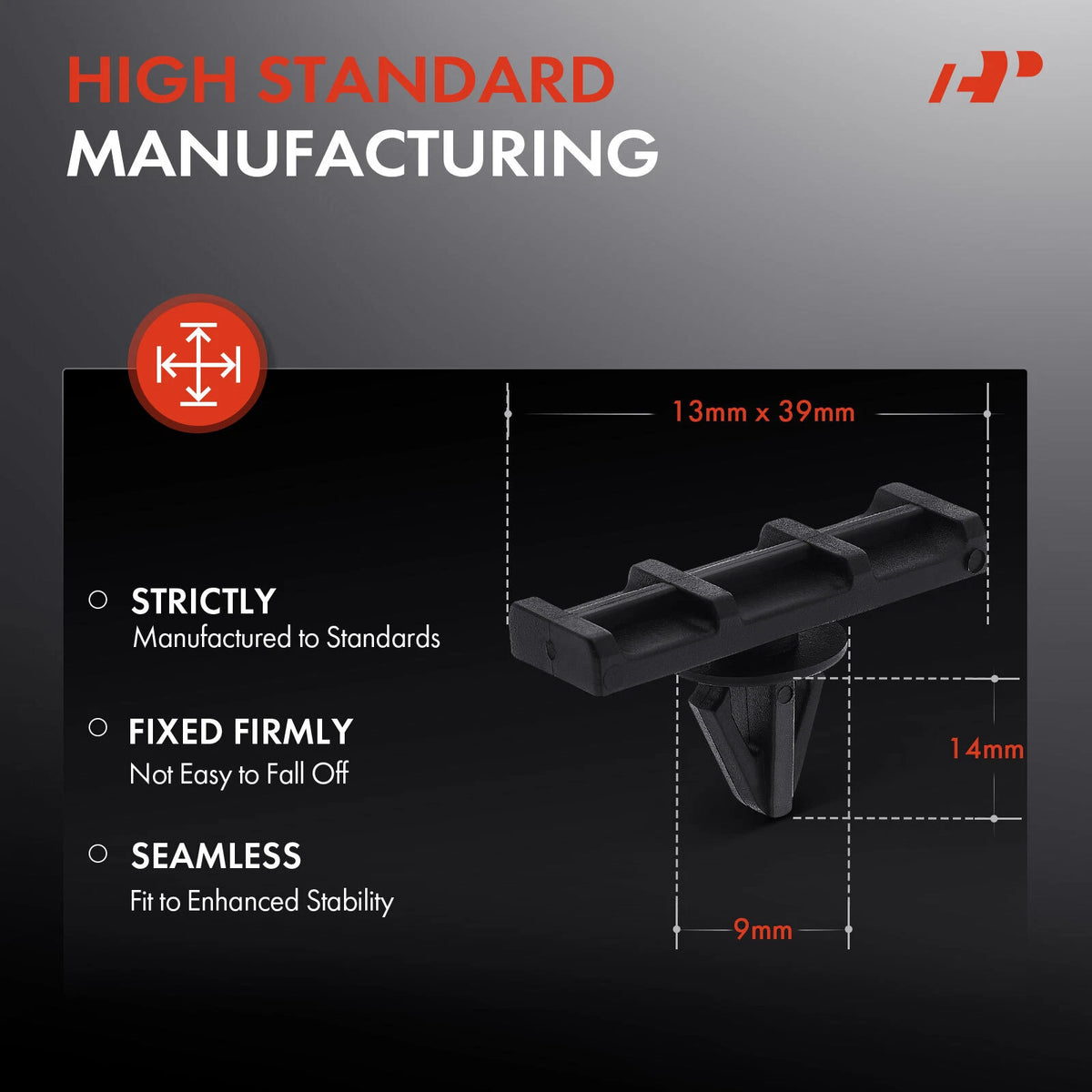 20Pcs Nylon Rocker Panel Moulding Retainer Clip for Ford Taurus (1996–1999) F6DZ5410182AA, F6DZ-5410182-AA, 20358
