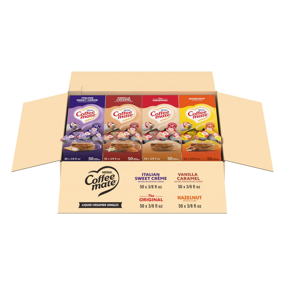 Pack of 200 Coffee Mate Creamer Singles Variety Pack