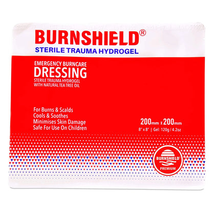 Burnshield Sterile Emergency Burn Dressing 8"x8" (20cm x 20cm)