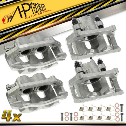Set of 4 Brake Calipers with Bracket for Ram 1500 (2011–2018)
