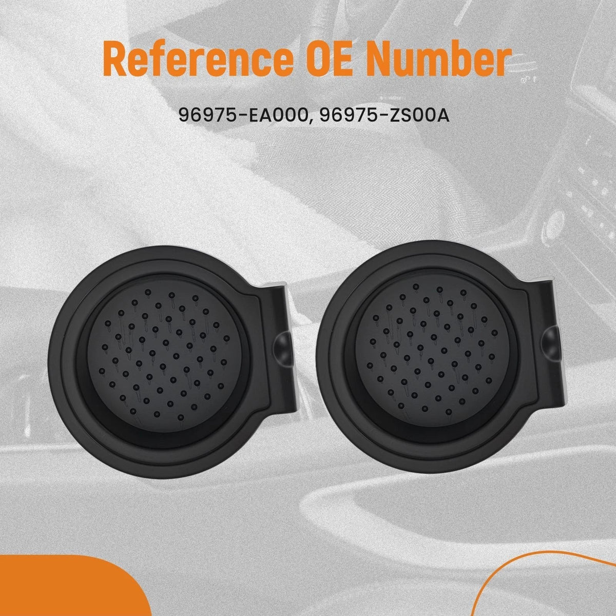 2PCS Cup Holder Insert for Nissan Frontier Xterra Pathfinder (1998–2023) 96975-ZS00A